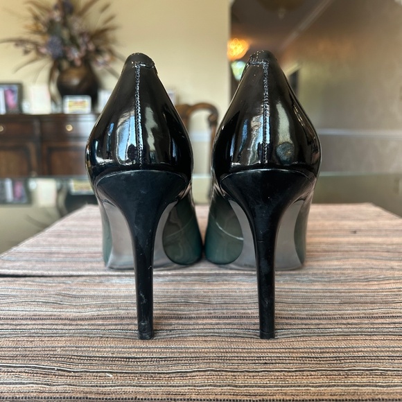 Jessica Simpson Green to Black Ombré Patent Leather Stilettos Size 10 - Picture 4 of 8